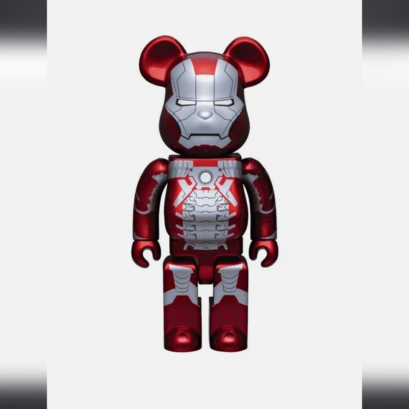 BE@RBRICK 400% & 100% IRON MAN Mark 5. Both new in box! - Picture 2 of 2